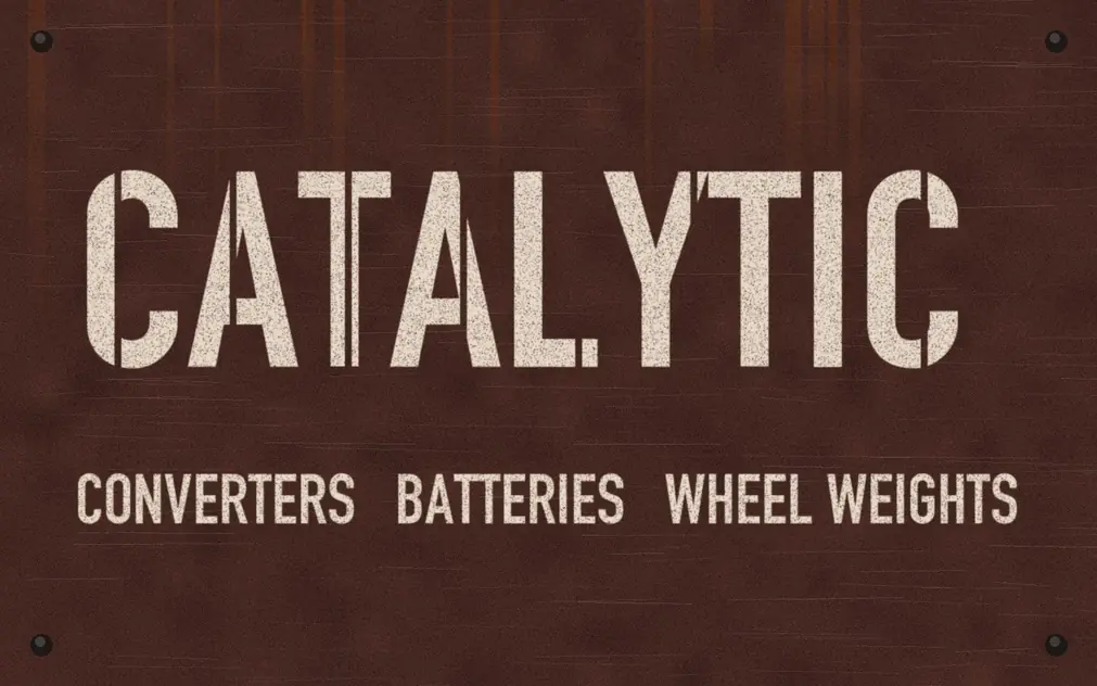 Old Appliances, Motors and Catalytic Converters: What to Bring